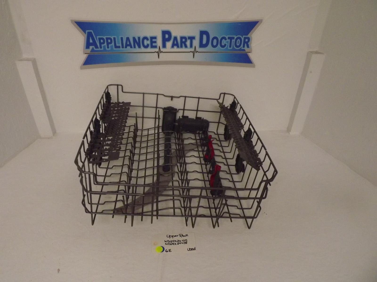 GE Dishwasher WD28X26105 WD28X24438 Upper Rack Used GE Dishwasher WD28X26105 WD28X24438 Upper Rack Used